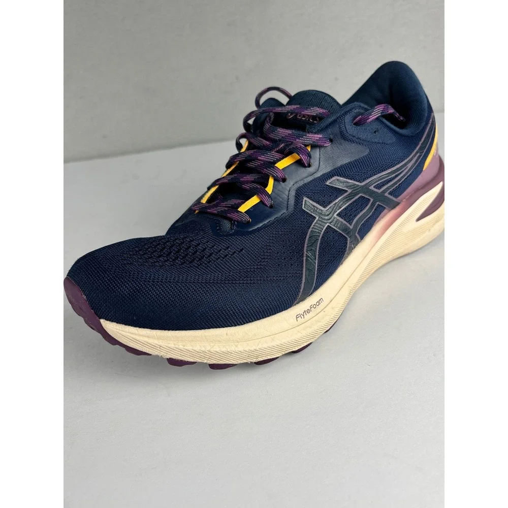 ASICS GT-1000 13 Running Shoes PureGEL FlyteFoam Size 9 Midnight Lilac 1012B747